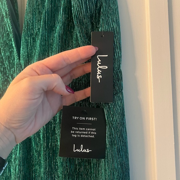 Lulu's Green Maxi Dress - Picture 4 of 10